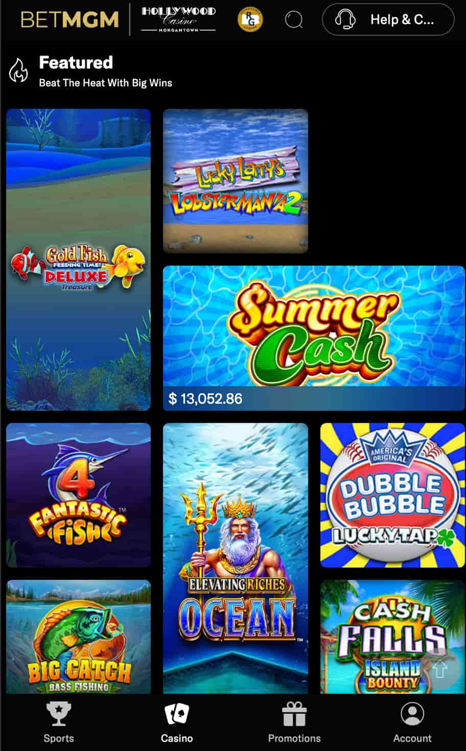 BetMGM casino slots